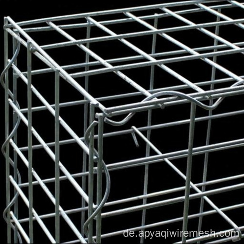 Verzinktes geschweißtes Gabion -Box -Stützmauer Steinkäfig